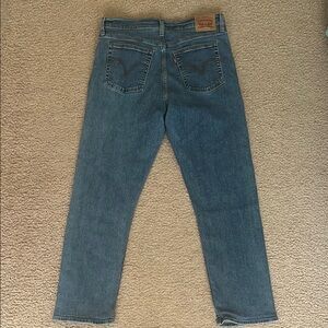 Levi's Blue Straight Leg Jeans Classic Denim